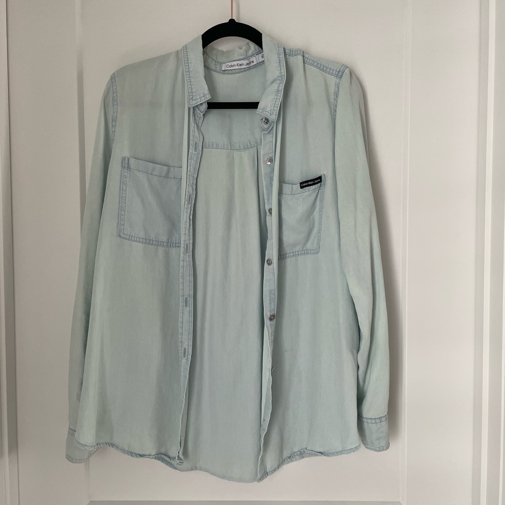 Calvin Klein Jeans Soft Blue Shirt